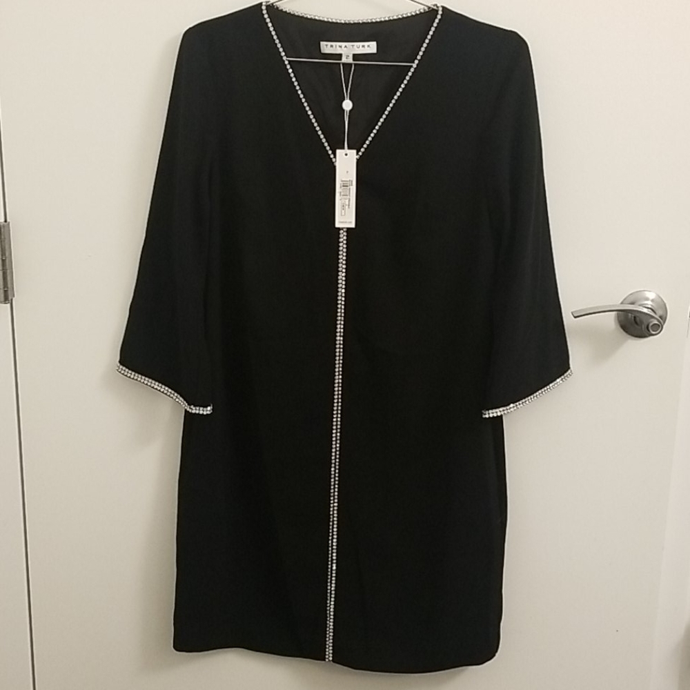 Trina Turk Black Mini Dress